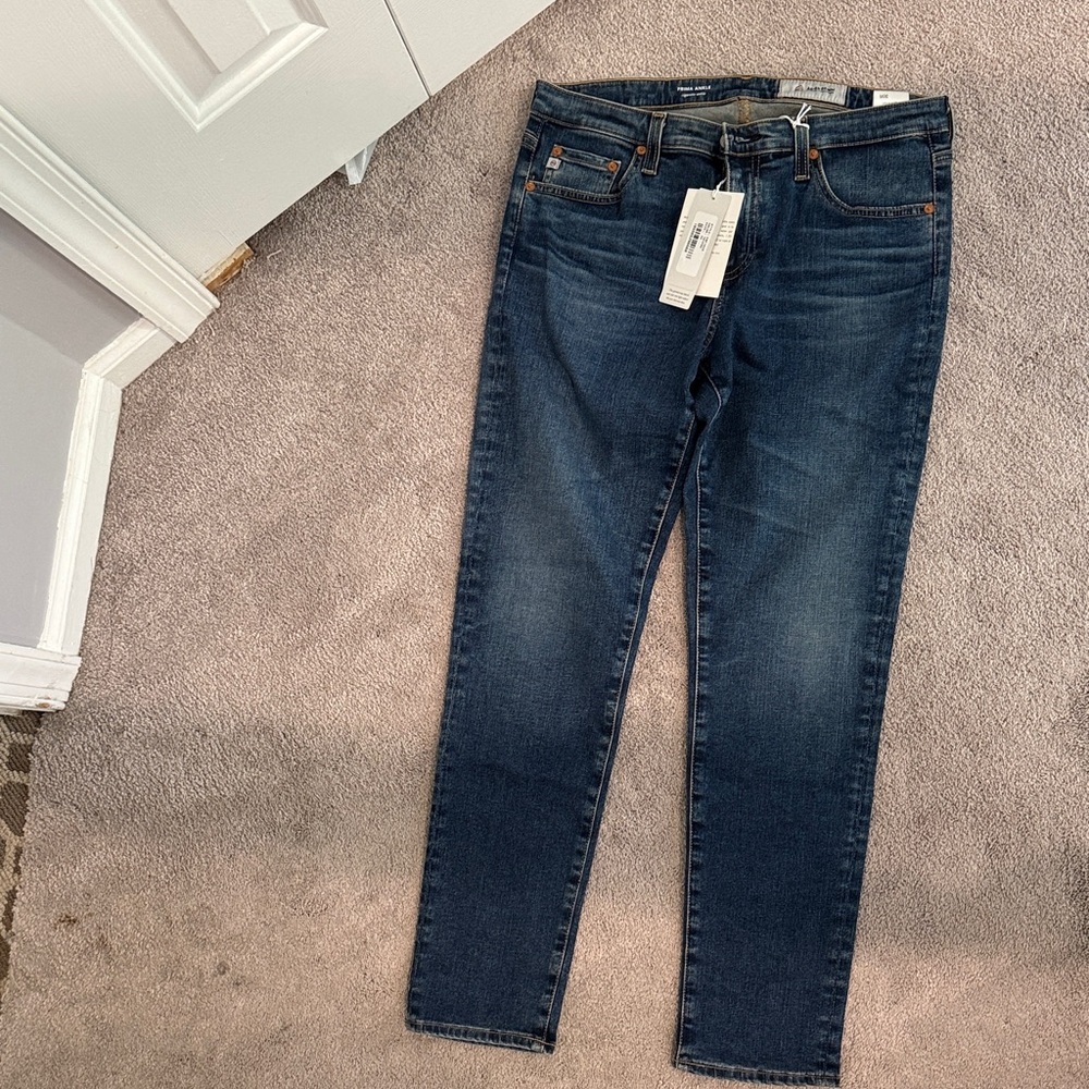 AG Adriano Goldschmied Dark Blue Skinny Jeans